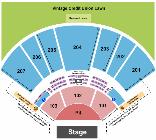 Hollywood Casino Amphitheatre Hollywood Casino Amphitheatre Seating Chart